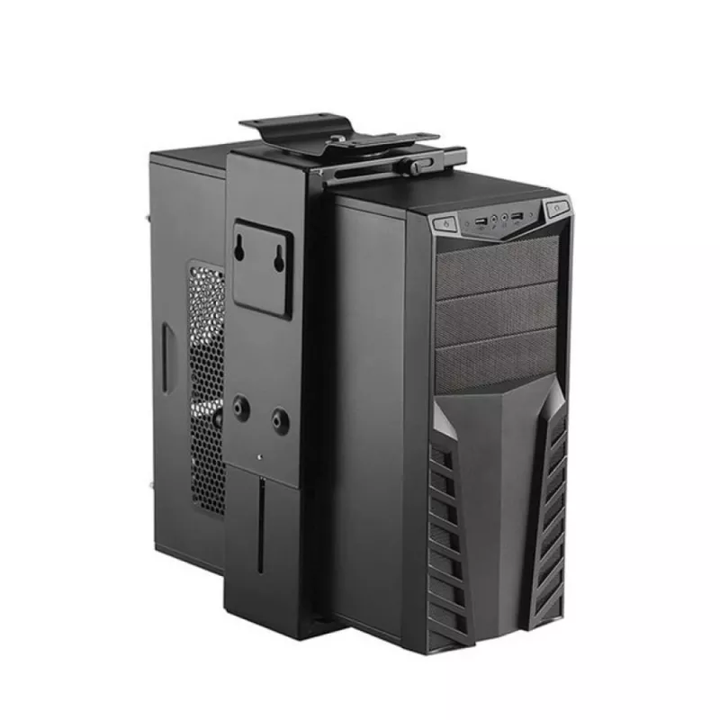 Techly ICA-CS 66 CPU turētājs Zem galda CPU turētājs Melns