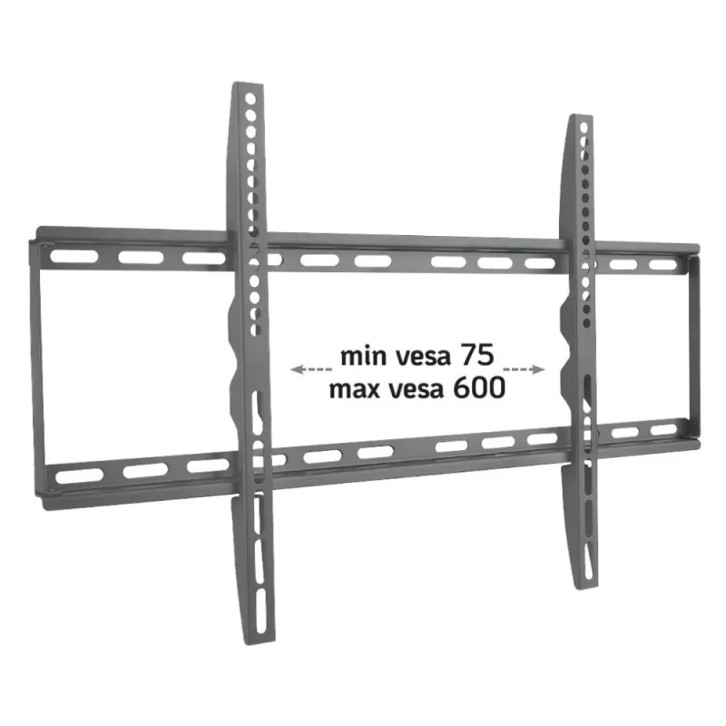 Techly ICA-PLB 162L TV sienas stiprinājums/statīvs 165,1 cm (65 collas) Melns