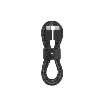 native union Belt kabelis USB-C uz USB-C 1,2 m Melns