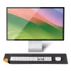 Galda paklājs, peļu paliktnis Native Union DESK-MAT-BLKKFT 650×360 mm poliesters poliuretāns neslīdoša pamatne Melna Oranža