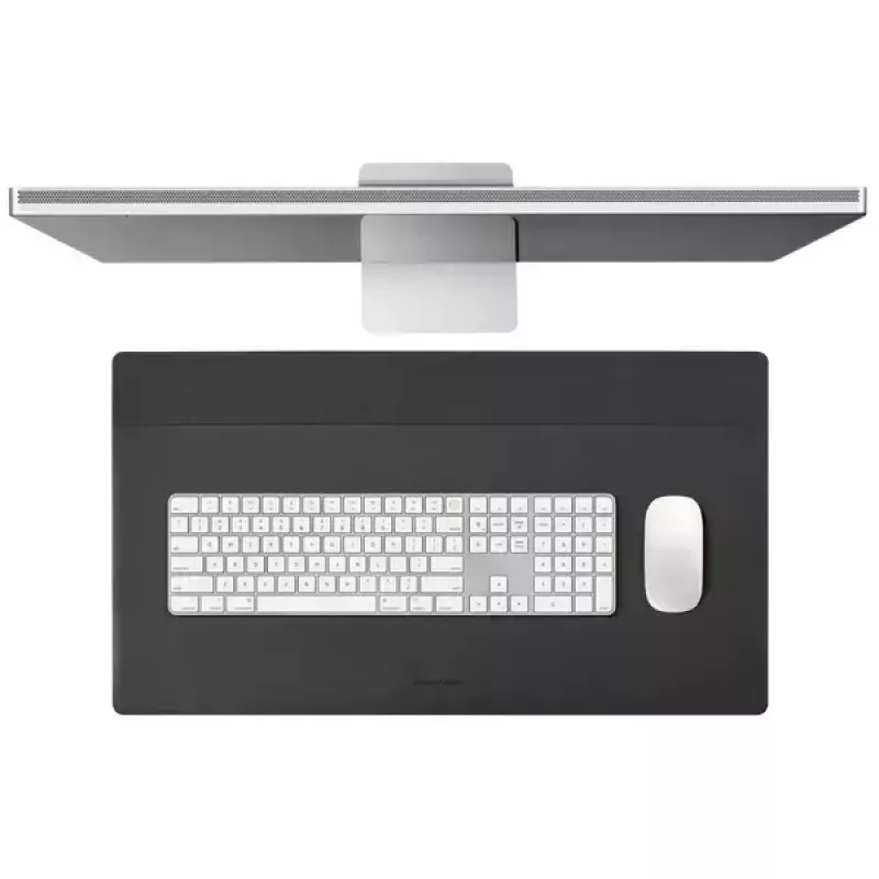 Galda paklājs, peļu paliktnis Native Union DESK-MAT-BLKKFT 650×360 mm poliesters poliuretāns neslīdoša pamatne Melna Oranža