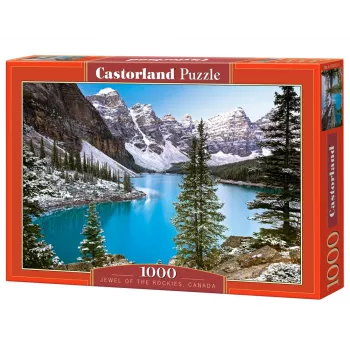 Puzle Castorland The Jewel of the Rockies, Kanāda — 1000 gabali, ainava, 680 mm platums