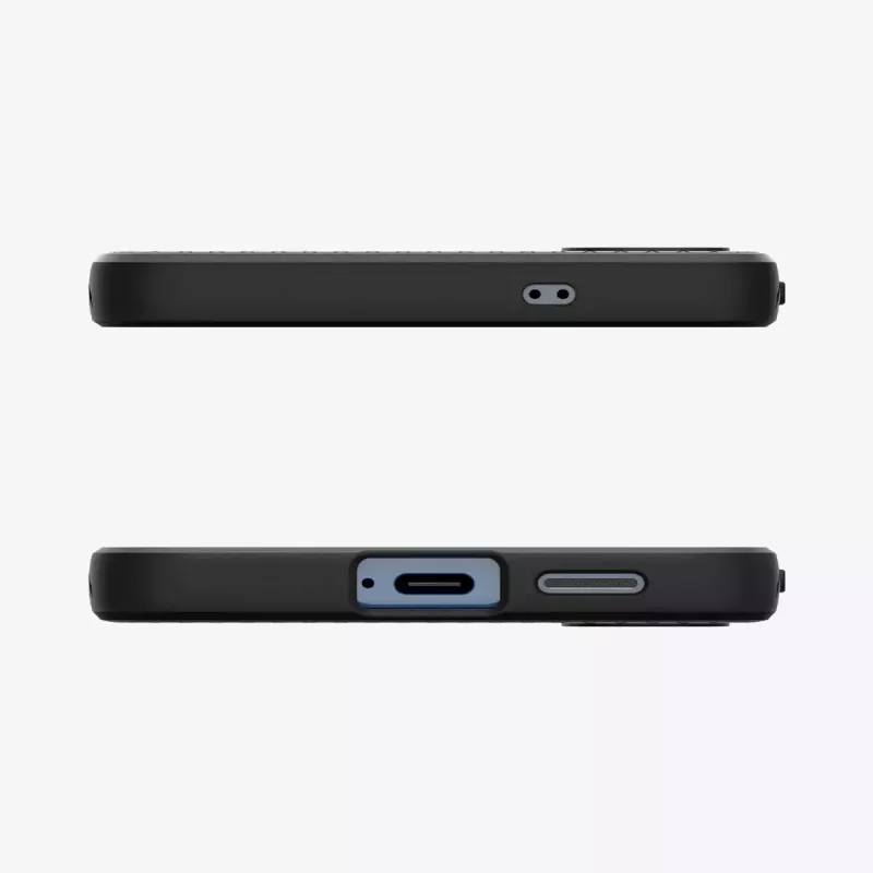 Cover Spigen Galaxy S25 Liquid Air Matte Melns Monochromatic