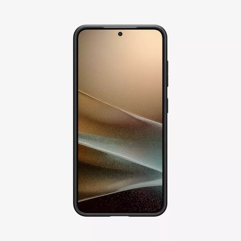 Cover Spigen Galaxy S25 Liquid Air Matte Melns Monochromatic