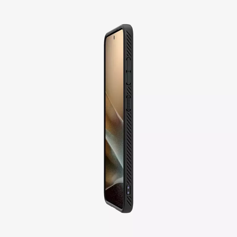 Cover Spigen Galaxy S25 Liquid Air Matte Melns Monochromatic