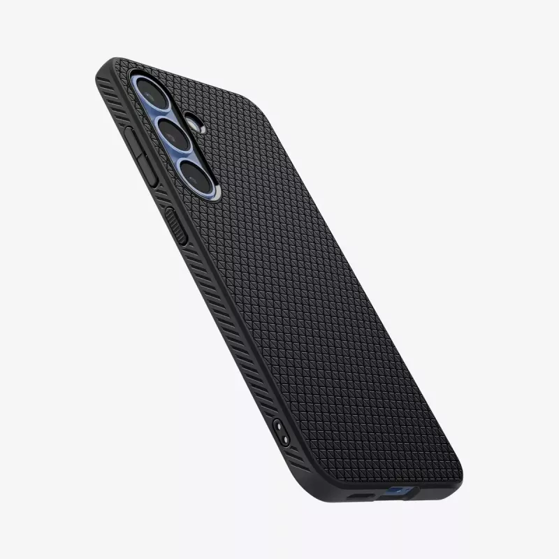 Cover Spigen Galaxy S25 Liquid Air Matte Melns Monochromatic