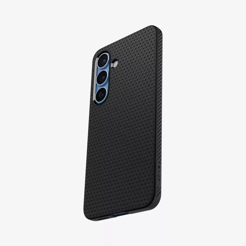 Cover Spigen Galaxy S25 Liquid Air Matte Melns Monochromatic