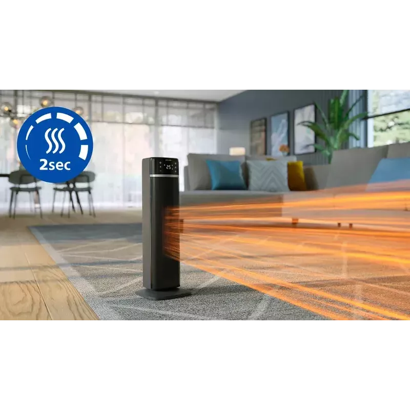 Ventilatora elektriskais sildītājs Philips 5000 sērijas Smart Tower keramiskais sildītājs