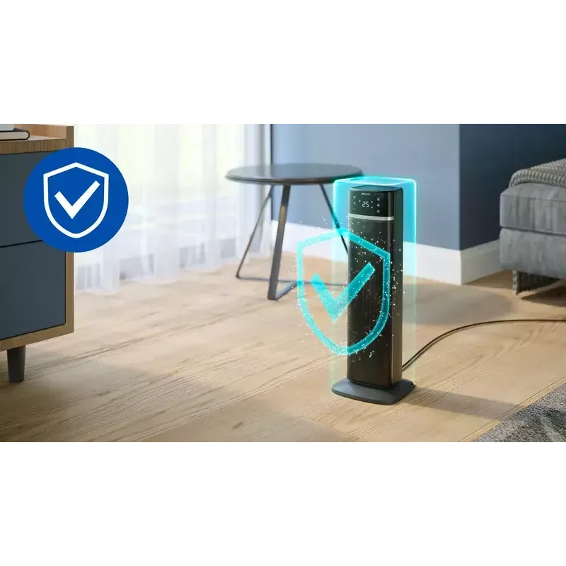 Ventilatora elektriskais sildītājs Philips 5000 sērijas Smart Tower keramiskais sildītājs