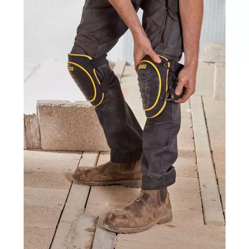 Drošības ceļgalu aizsargi Stanley FATMAX FMST82961-1 dzelteni melni putuplasts plastmasa elastīgs neilons