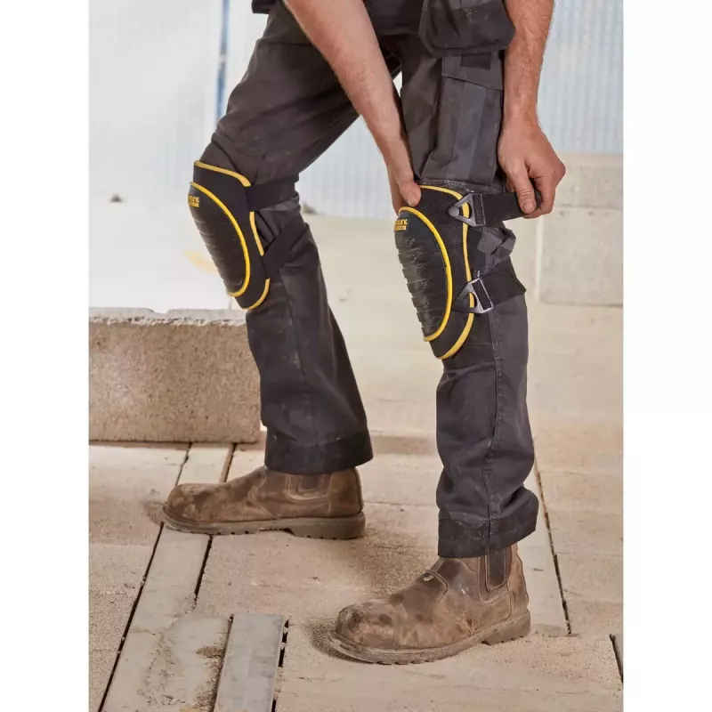 Drošības ceļgalu aizsargi Stanley FATMAX FMST82961-1 dzelteni melni putuplasts plastmasa elastīgs neilons