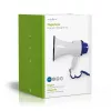 Megafons Nedis MEPH150WT balts zils 15W 150m diapazons