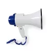 Megafons Nedis MEPH150WT balts zils 15W 150m diapazons
