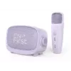 Pārnēsājams bērnu skaļrunis MYFIRST myFirst Voice 2 — violets, kompakts uzlādējams audio atskaņotājs bērniem
