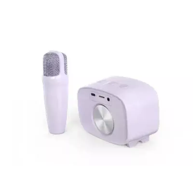 Pārnēsājams bērnu skaļrunis MYFIRST myFirst Voice 2 — violets, kompakts uzlādējams audio atskaņotājs bērniem