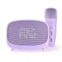 Pārnēsājams bērnu skaļrunis MYFIRST myFirst Voice 2 — violets, kompakts uzlādējams audio atskaņotājs bērniem