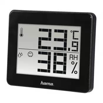 Digitālais termometrs higrometrs Hama TH-130 melns