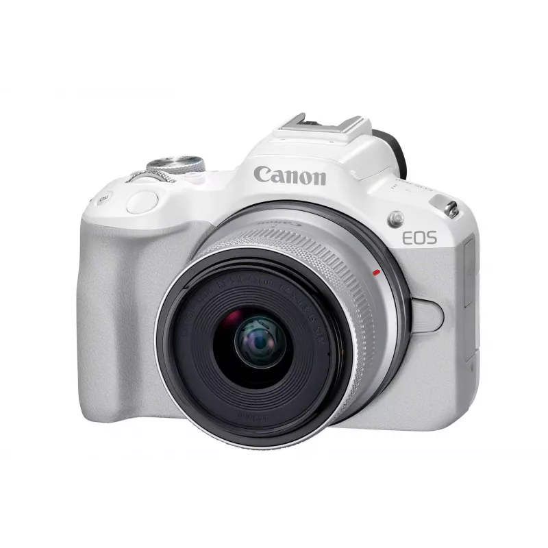 MILC kamera Canon EOS R50 balta 24,2MP 4K Ultra HD