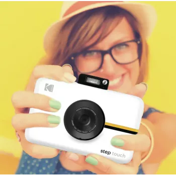 Kodak Step Touch tūlītējās fotogrāfiju printeris 50 x 76 mm balts