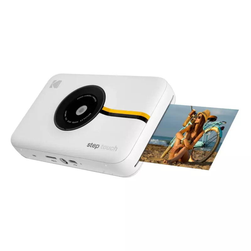 Kodak Step Touch tūlītējās fotogrāfiju printeris 50 x 76 mm balts