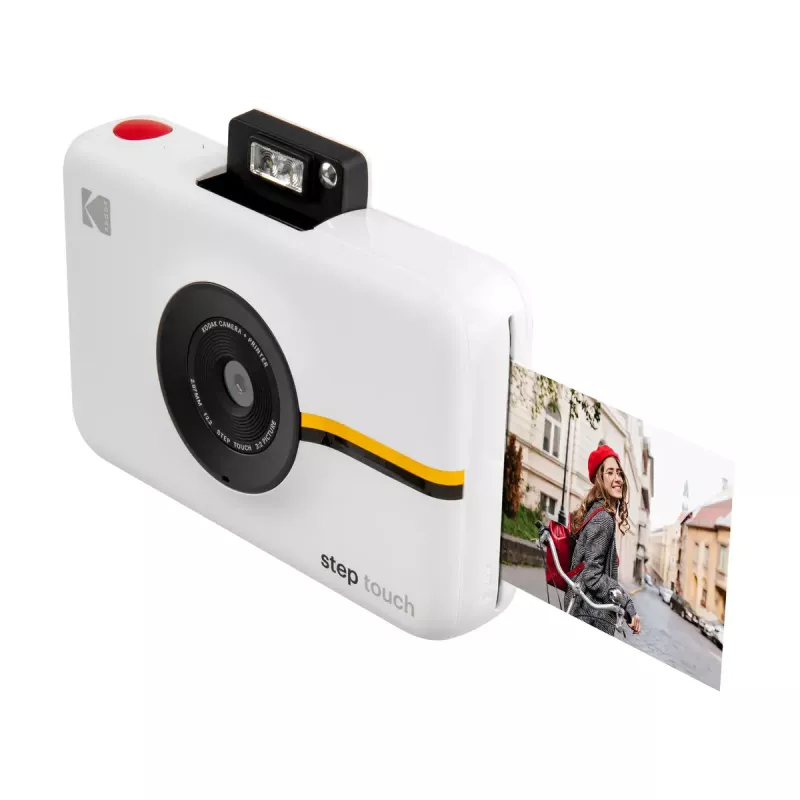 Kodak Step Touch tūlītējās fotogrāfiju printeris 50 x 76 mm balts