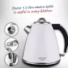 Elektriskā tējkanna Adler AD 1343 1.7L 2200W Balta