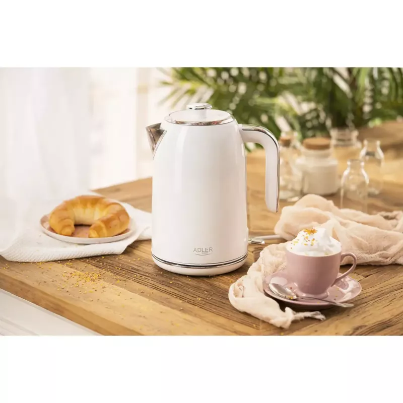 Elektriskā tējkanna Adler 1.7 L 2200 W Balta