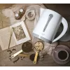 Elektriskā tējkanna Adler AD 1244 — 2,5 L, 2200 W, balta, paslēpts sildelements