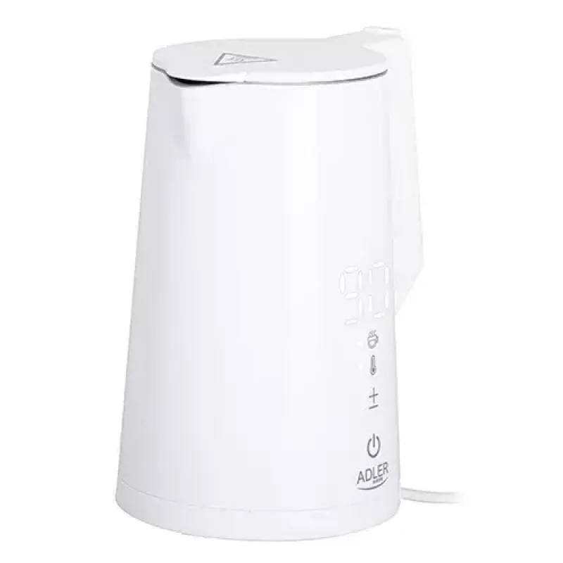 Adler elektriskā tējkanna 1,7 l 1850 W balta