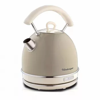 Ariete 2877 Tējkanna Vintage, 1,7L, Bezvadu, Bēša, 1.7 L, 2000 W, Bēša, Ūdens līmeņa indikators, Bezvadu, Filtrēšana