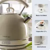 Ariete 2877 Tējkanna Vintage, 1,7L, Bezvadu, Bēša, 1.7 L, 2000 W, Bēša, Ūdens līmeņa indikators, Bezvadu, Filtrēšana