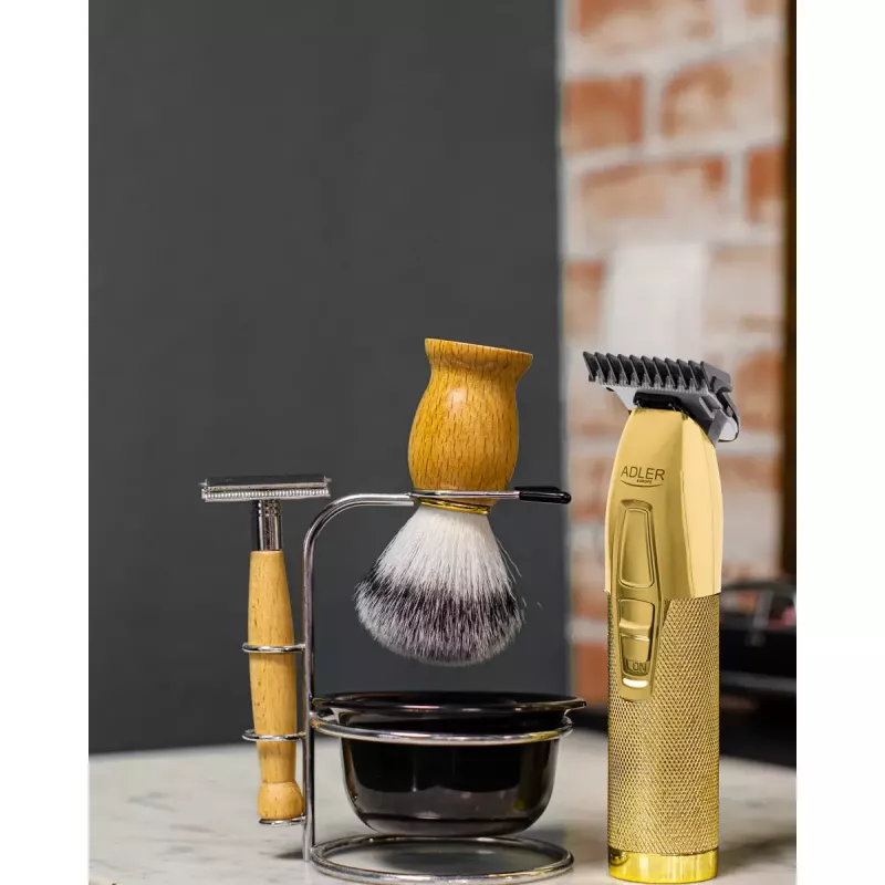 Bārdas trimmeris Adler AD 2836G Baterija 0.9 6 mm Zelts