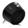 Elektriskais keramiskais telpu sildītājs Adler AD 7742 — 1500/750 W, uz grīdas, 220–240 V, melns/sudrabains