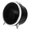Elektriskais keramiskais telpu sildītājs Adler AD 7742 — 1500/750 W, uz grīdas, 220–240 V, melns/sudrabains