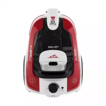 Bezmaisa putekļu sūcējs ETA ETA051390000 — 700 W, 2,2 L, HEPA, 70 dB (balts/sarkans/melns)