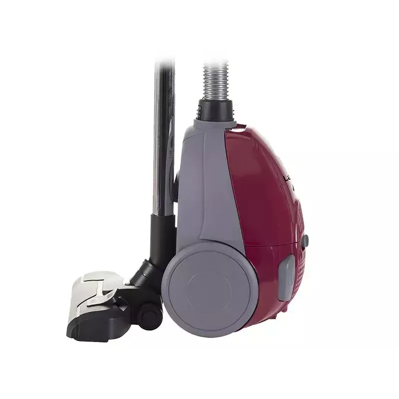 Putekļsūcējs LAFE 46412 — sausā putekļsūcējs, 800 W, teleskopiskā caurule, 6 m darbības rādiuss, bordo