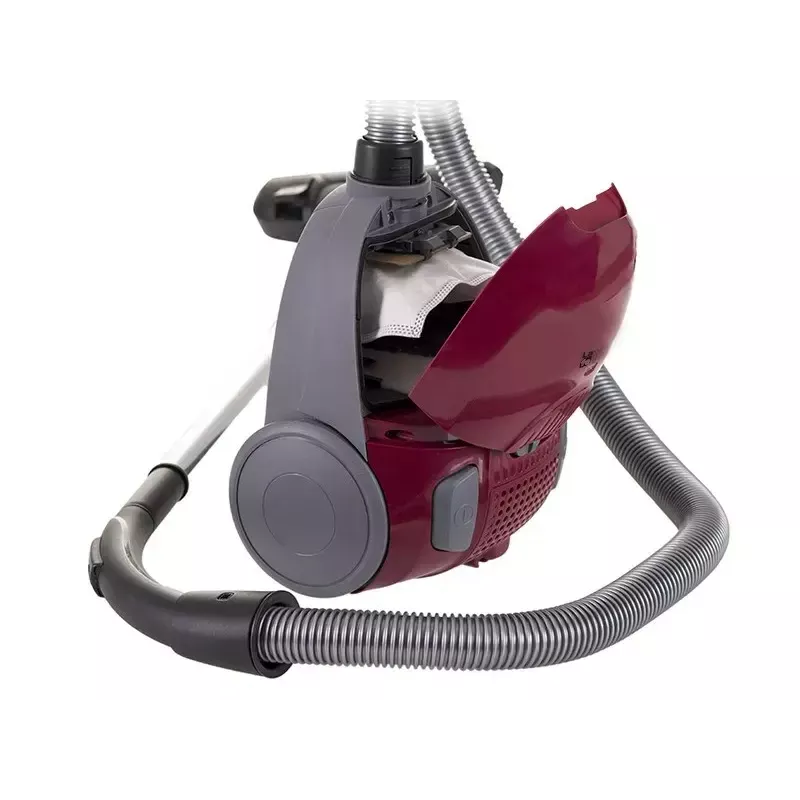 Putekļsūcējs LAFE 46412 — sausā putekļsūcējs, 800 W, teleskopiskā caurule, 6 m darbības rādiuss, bordo