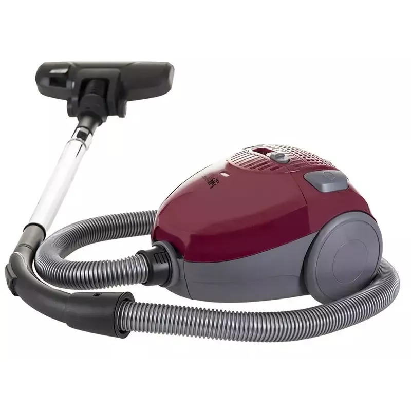 Putekļsūcējs LAFE 46412 — sausā putekļsūcējs, 800 W, teleskopiskā caurule, 6 m darbības rādiuss, bordo