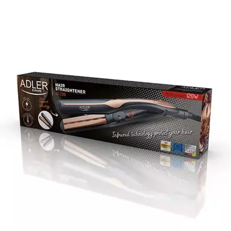 Taisnotājs Adler AD 2318 Warm Melns Coral 120 W