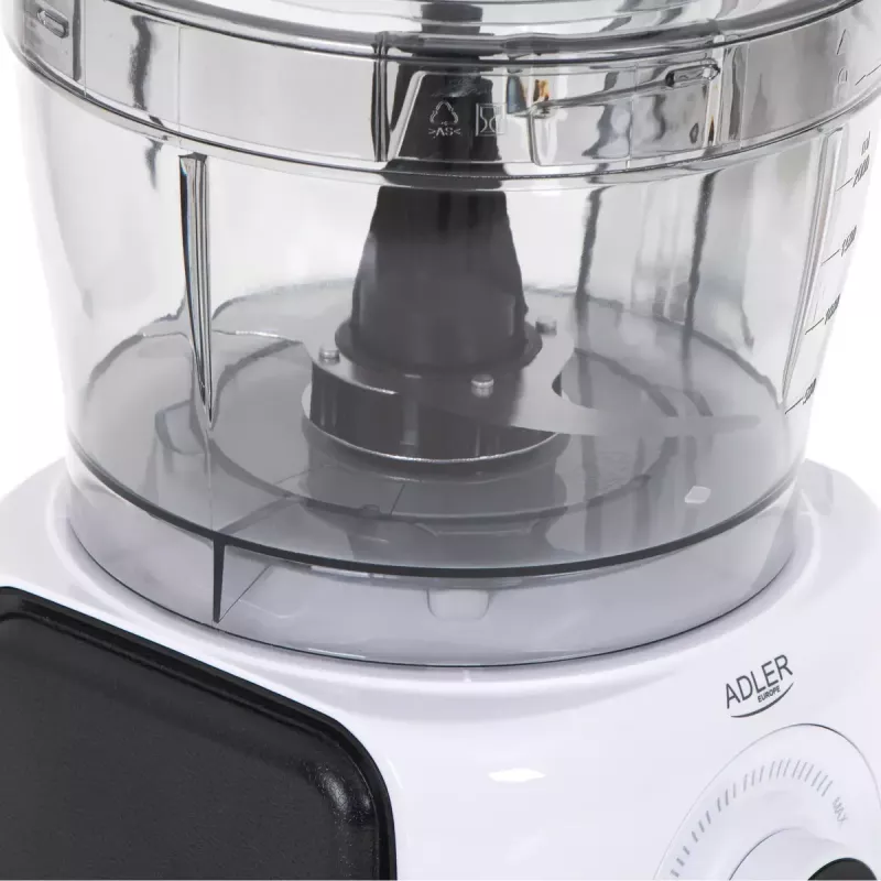 Adler AD 4224 virtuves kombains, 1000 W, 2 l trauks, 7 ātrumi, balts