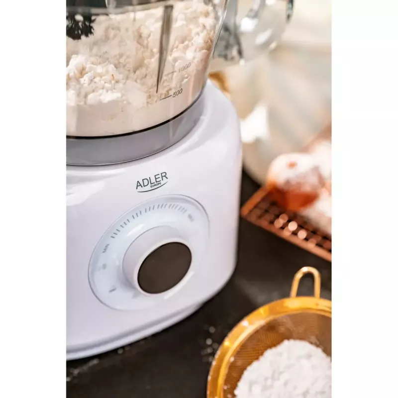 Adler AD 4224 virtuves kombains, 1000 W, 2 l trauks, 7 ātrumi, balts