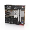 Adler AD 2834 matu griežamā mašīna, no 3 mm līdz 1,2 cm, 4 uzgaļi, LCD, sudraba