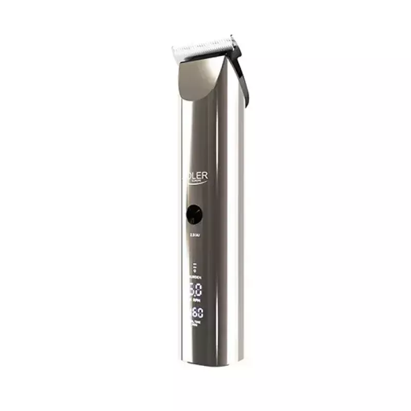 Adler AD 2834 matu griežamā mašīna, no 3 mm līdz 1,2 cm, 4 uzgaļi, LCD, sudraba