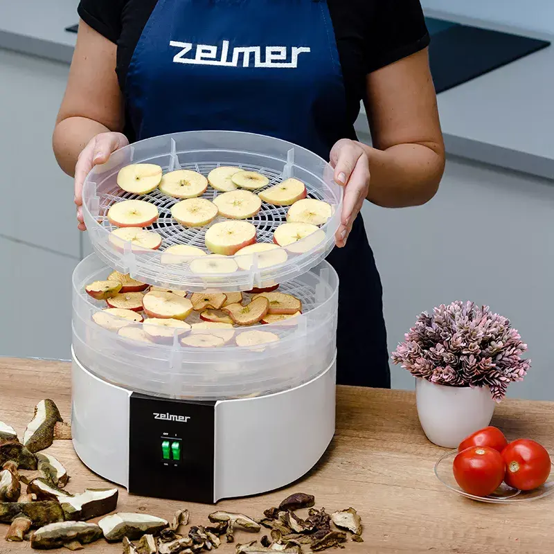 Pārtikas žāvētājs Zelmer ZFD1010 520 W Melns Balts Plastmasa 30 cm