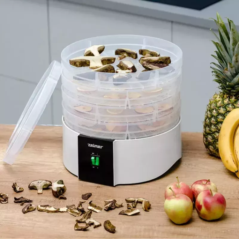 Pārtikas žāvētājs Zelmer ZFD1010 520 W Melns Balts Plastmasa 30 cm