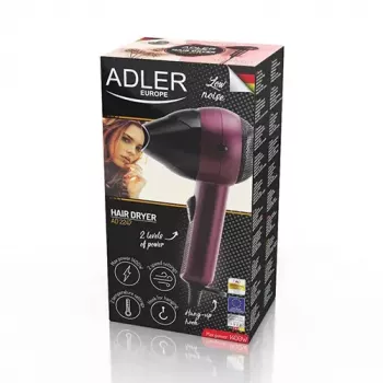 Matu žāvētājs Adler AD 2247 1400 W violets