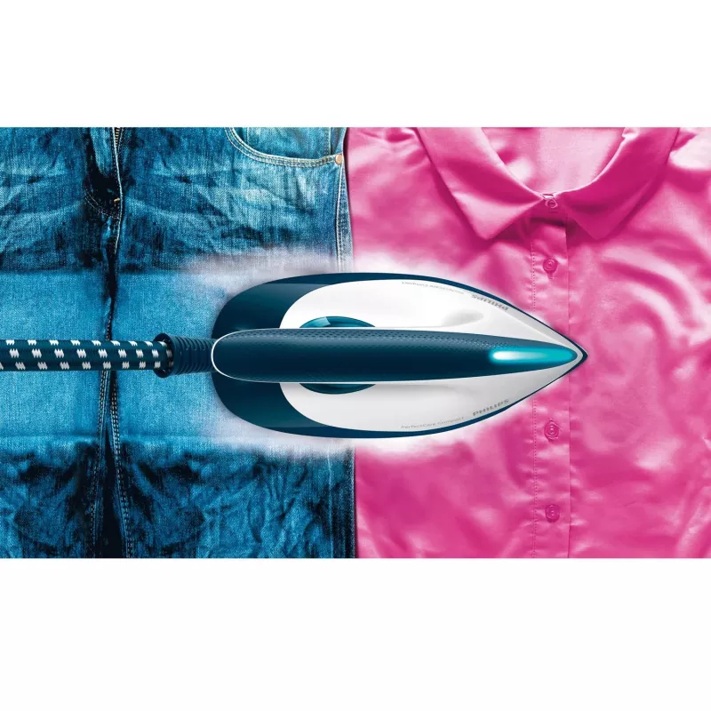 Philips GC7844/20 tvaika gludināšanas stacija 2400 W 1,5 L SteamGlide zole Aqua krāsa, balta