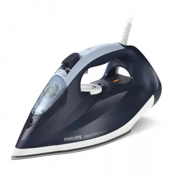 Sausās un tvaika gludeklis Philips DST7030/20 — 2800 W, 0,3 L tvertne, 50 g/min nepārtraukts tvaiks, 250 g/min tvaika pastiprinājums, SteamGlide Plus zole