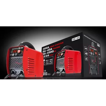 Auto lādētājs everActive CBC40 12V/24V, transportlīdzekļa akumulatora lādētājs, saderīgs ar 12V un 24V sistēmām