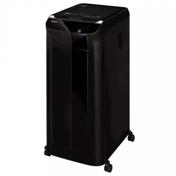 Fellowes AutoMax 600M papīra smalcinātājs, mikro-izgriezumu smalcināšana, 60 dB, 23 cm, melns